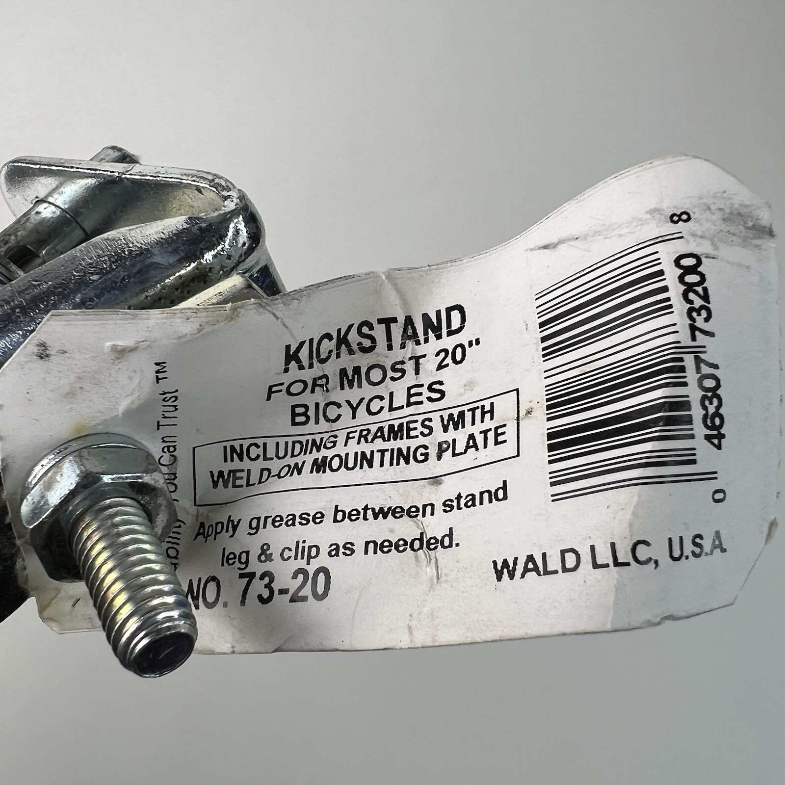 WALD KICKSTAND 73-20 FOR MOST 20" BICYCLES VINTAGE NOS