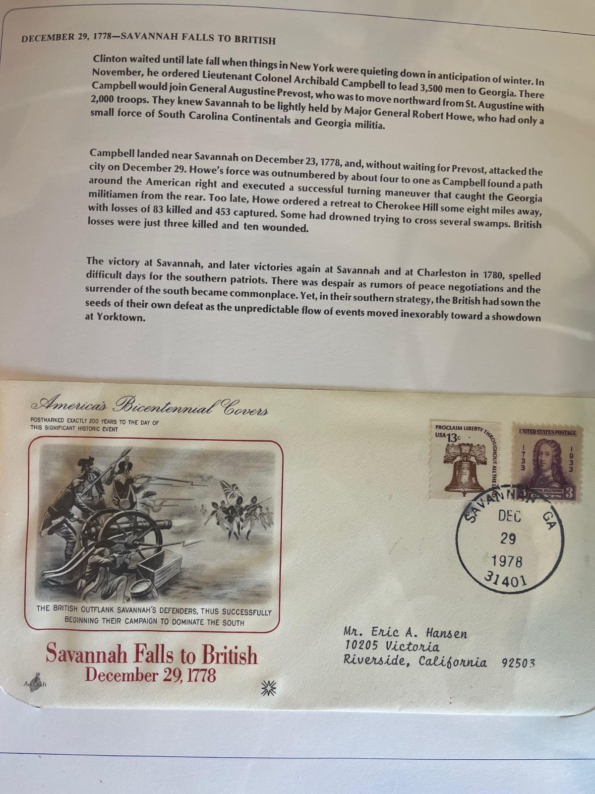 Bound Collection of Bicentennial First Day Covers 1978 Westport Collectors