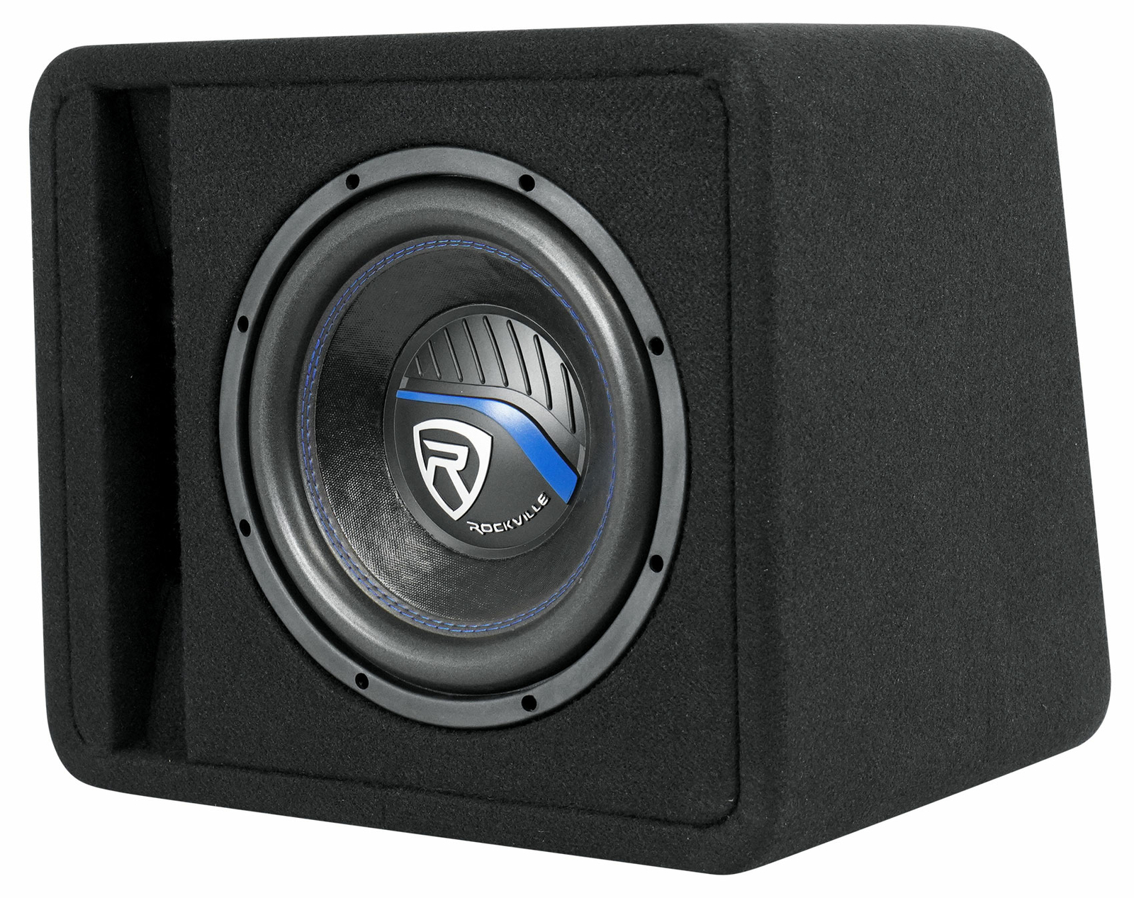 Rockville SK510 PACKAGE 10" 1200w Loaded K5 Car Subwoofer Enclosure+DB11 Amp