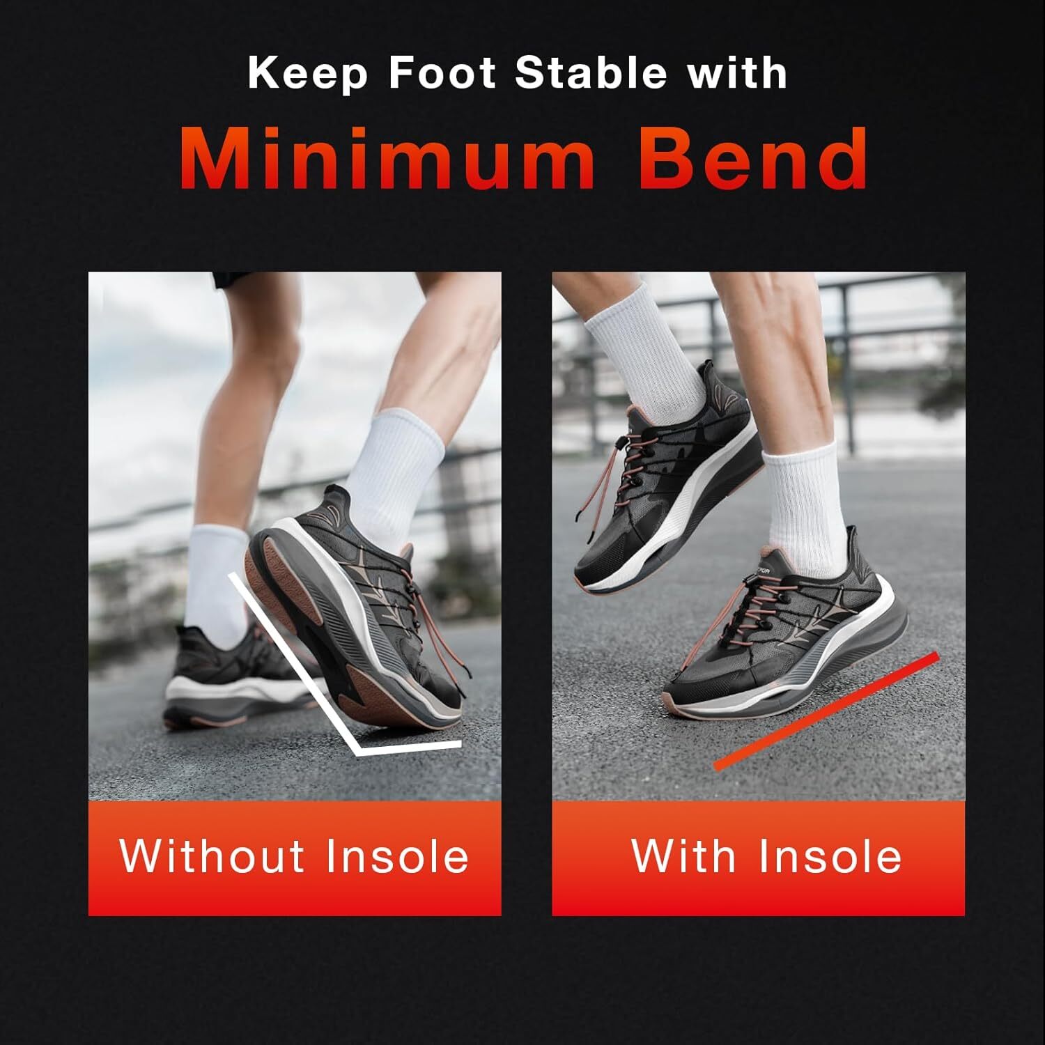 ARRIS Carbon Fiber Insole, Carbon Fiber Foot Plate for Turf Toe, Foot Fractures