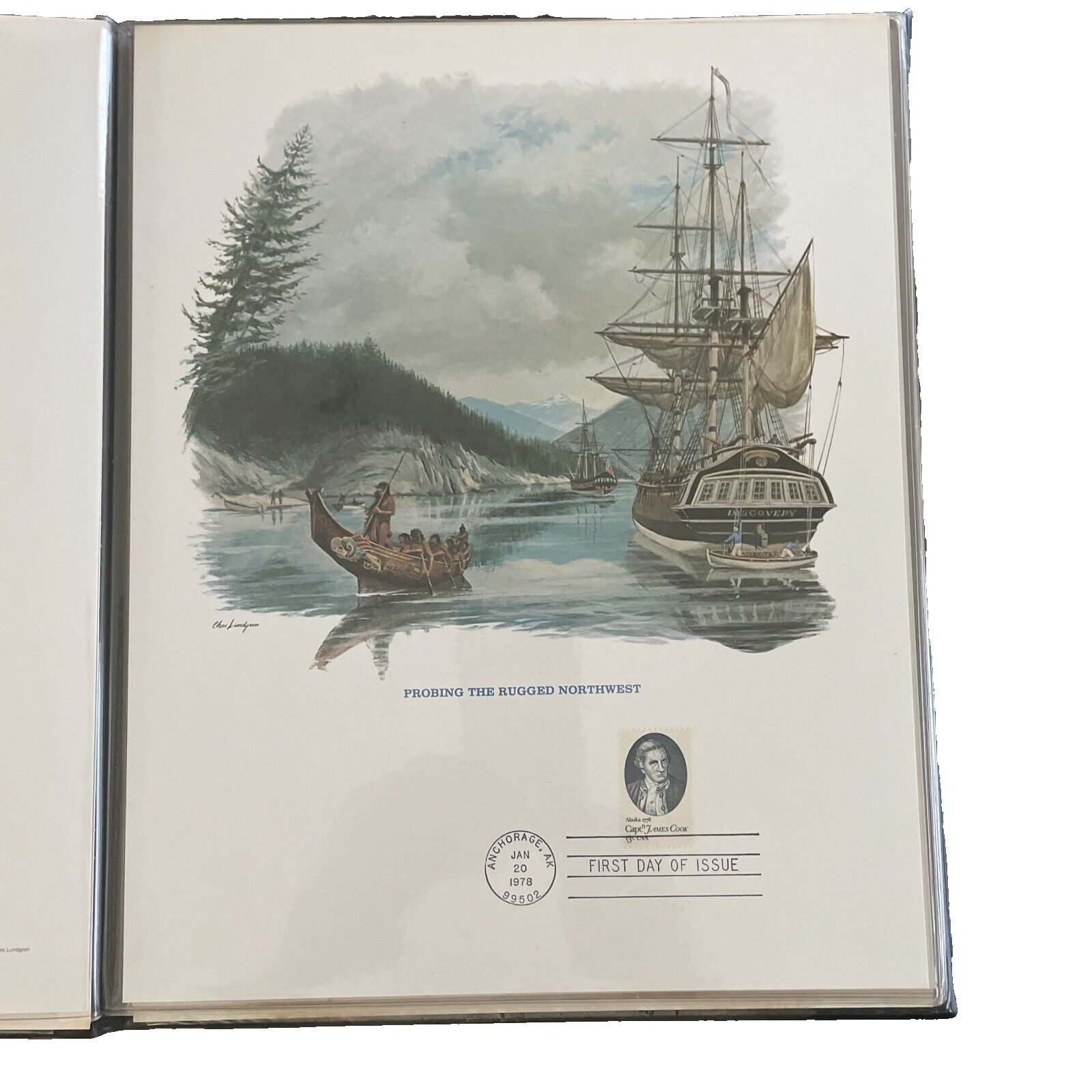 The Captain Cook Commemorative First Day Issue Collection by Fleetwood