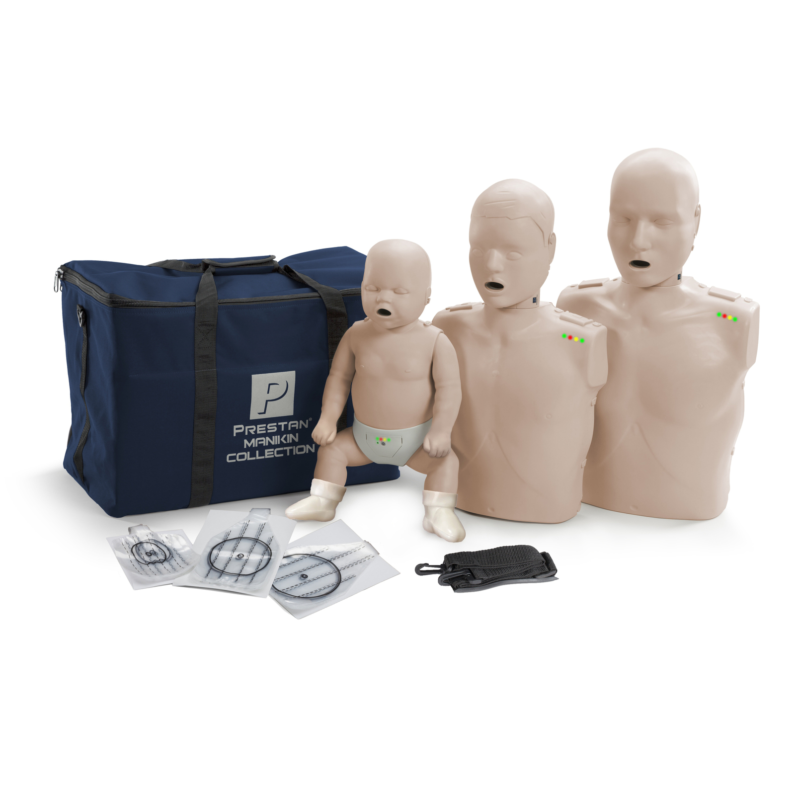 Prestan Collection CPR Manikins with Feedback (Adult-Child-Infant) PP-FM-300M-MS