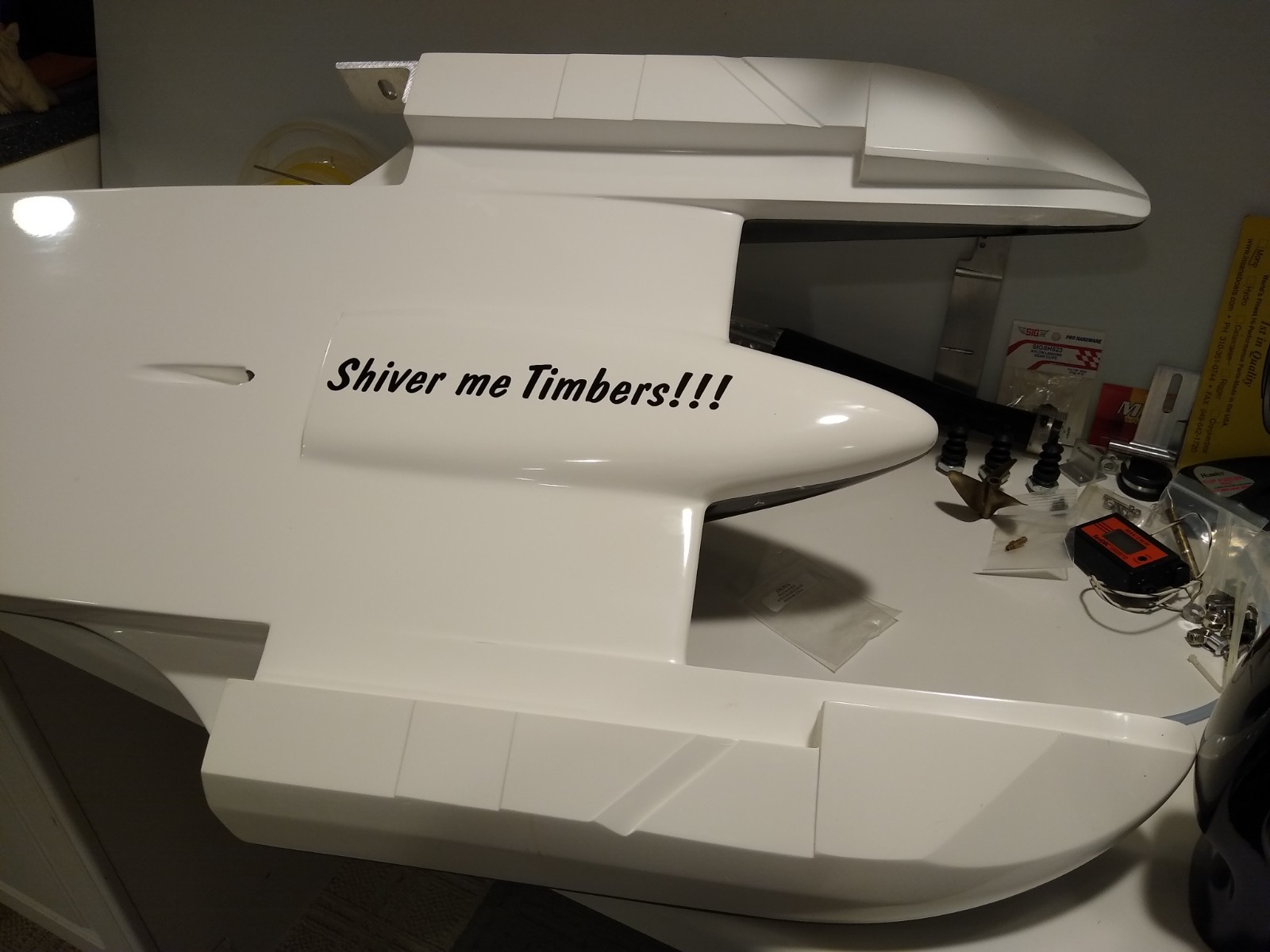 Blazer Whiplash GV Fiberglass Gas RC Race Boat Zenoah IMPBA NAMBA G1 Hydro READ