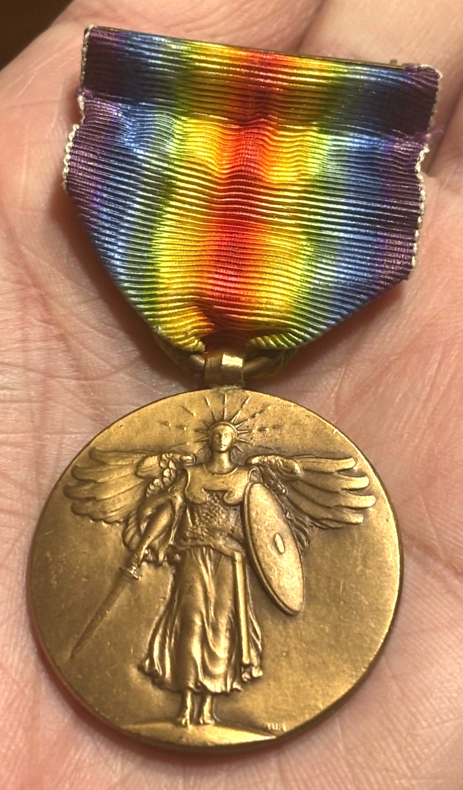 WWI Army Victory Medal W/ Original Box & Packaging SUPER RARE NOS NEW OLD STOCK