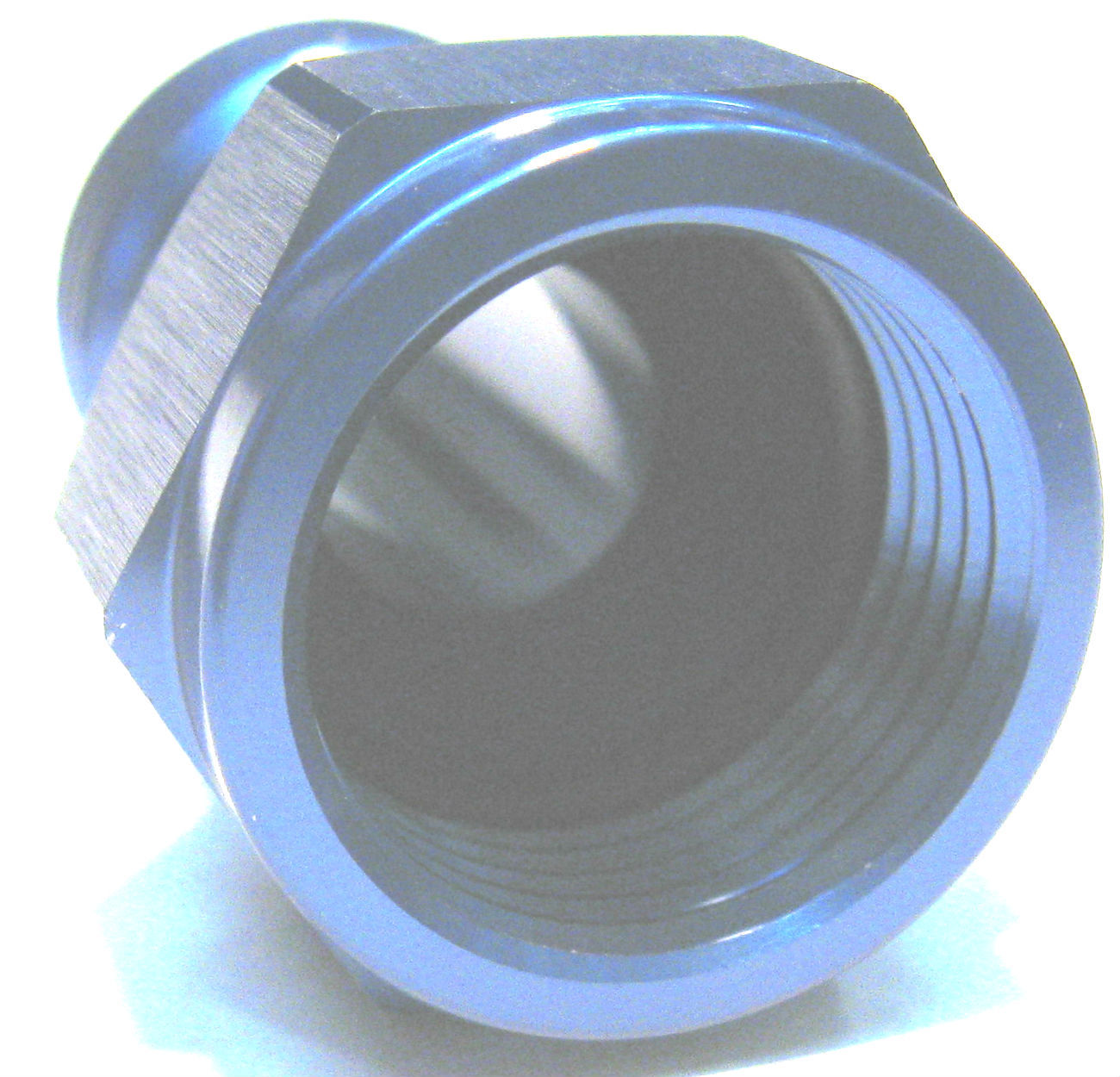 08 an female to 08 an male flare extension fitting blue anodized problem solver