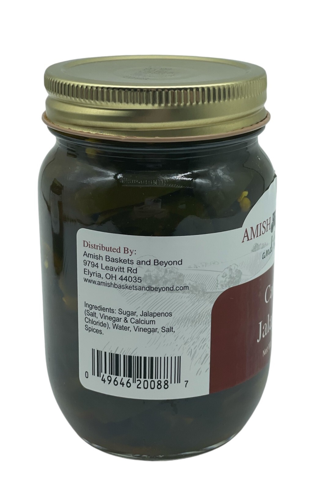 Amish Candied Jalapenos Non GMO Vegan All Natural - 15 oz - 2 Jars