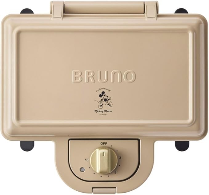 BRUNO Disney Mickey Hot Sandwich Maker Double Electric Toaster 100V BOE136-BE JP