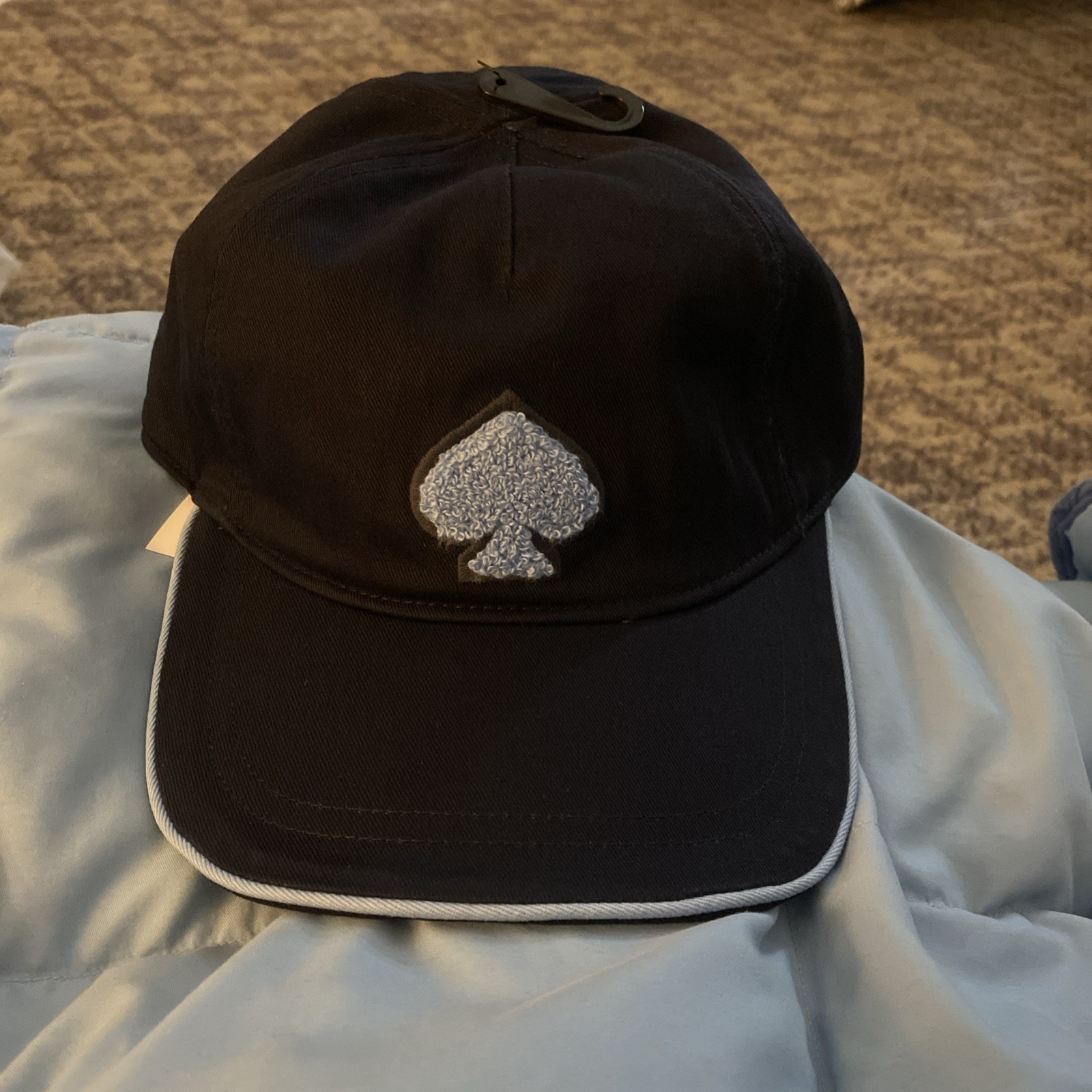 Kate Spade Colorblock Spade Patch Baseball Cap