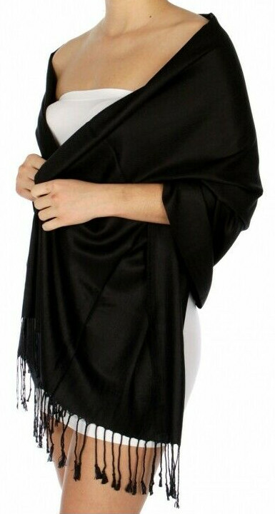 Fashion Solid Pashmina Silk Scarf Shawl Wrap 60 Colors Supper soft