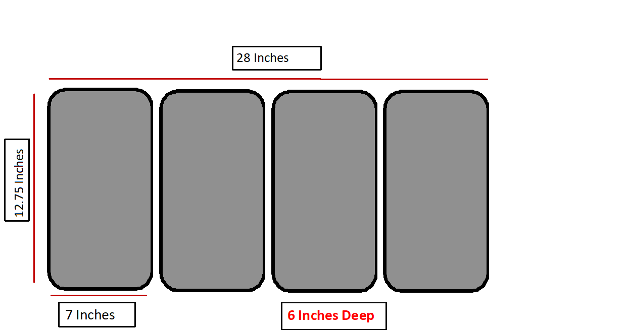 3 Compartment Concession Sink + Hand Sink W/COMPLETE PLUMBING & PUMP (Table Top)