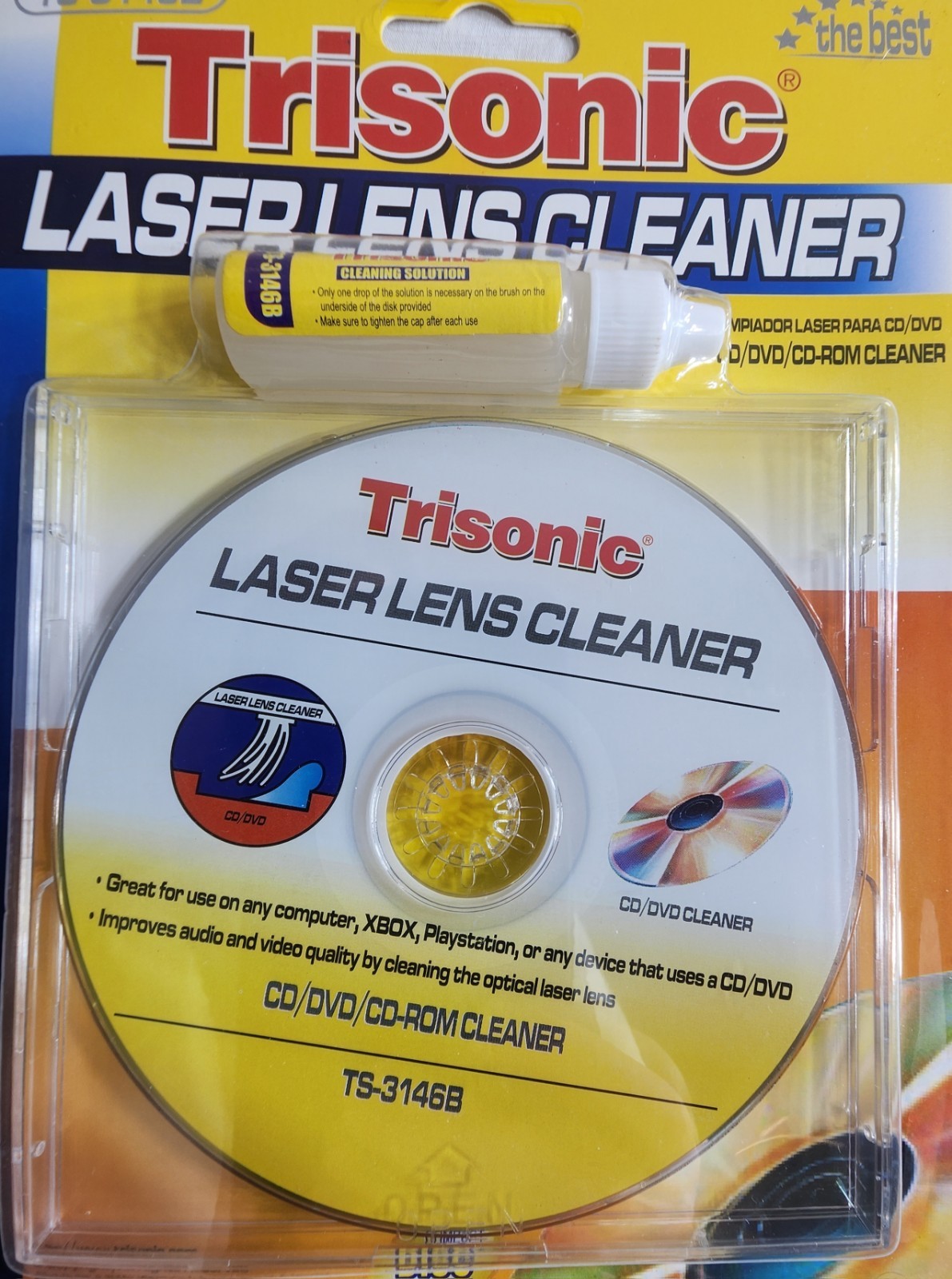 Blu-Ray Player Laser Lens Cleaner Cleaning