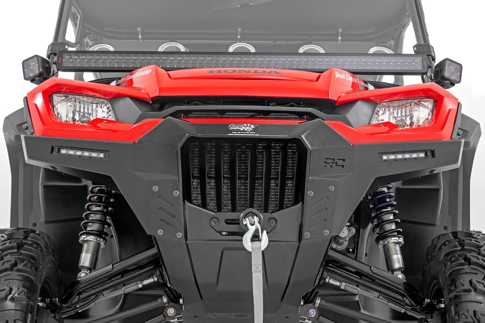 Rough Country Front Bumper Wings w/6in LEDs for Honda Pioneer 1000-6 - 92088