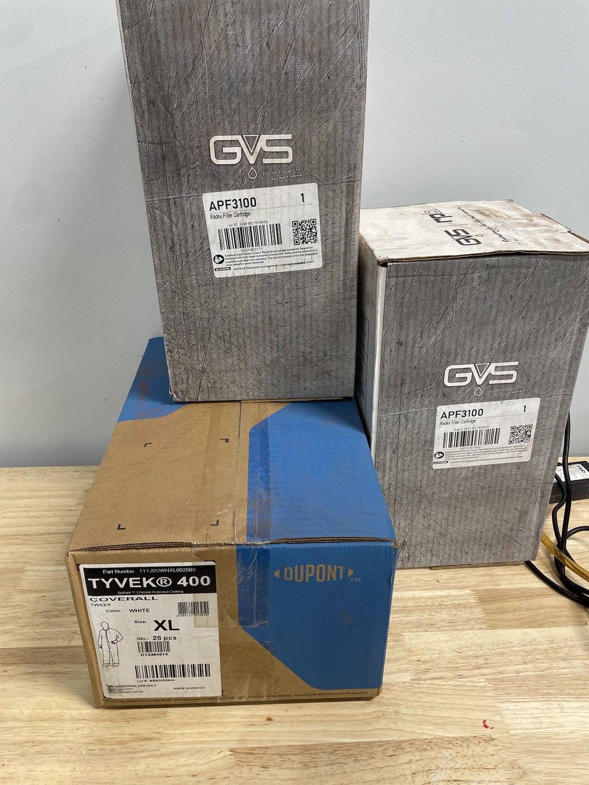 RPB Gas Monitor, Radex Air Filter, T-Link Respirator