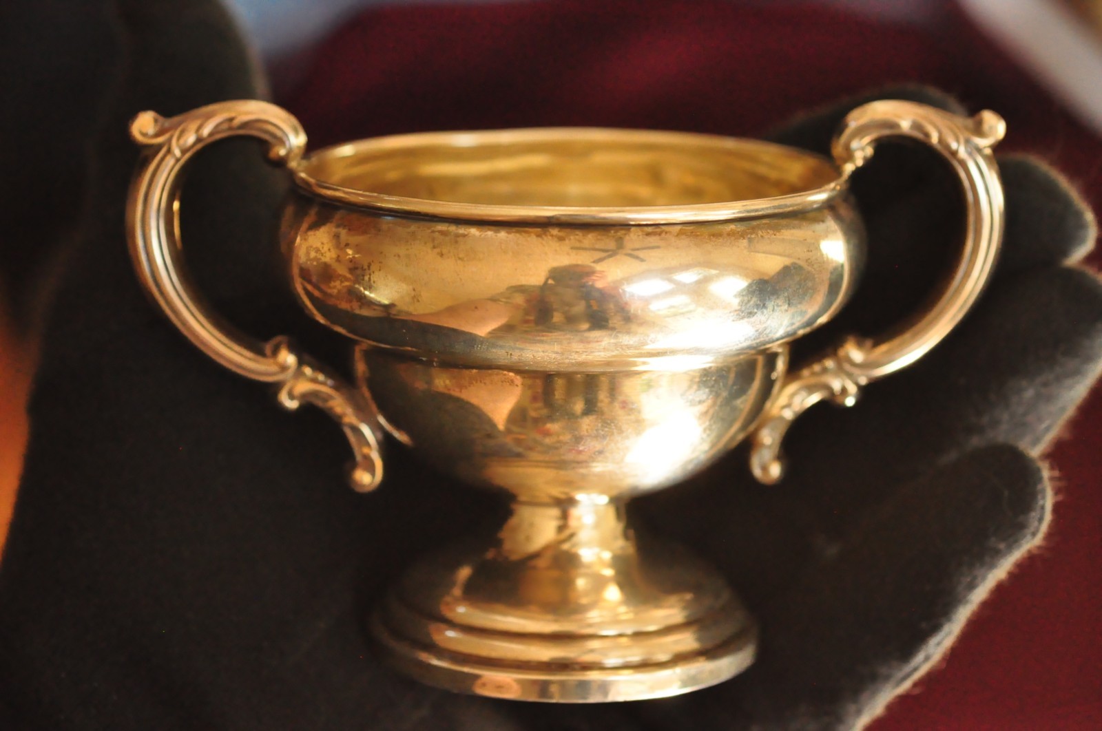 Vintage Crown Sterling Silver Creamer & Sugar – Sterling Weighted – 192g Total –