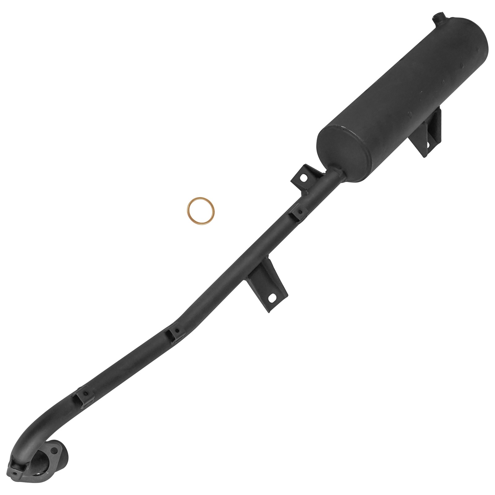 Caltric Exhaust Muffler Pipe & Gasket for Honda Fourtrax 300 TRX300 2X4 93-2000