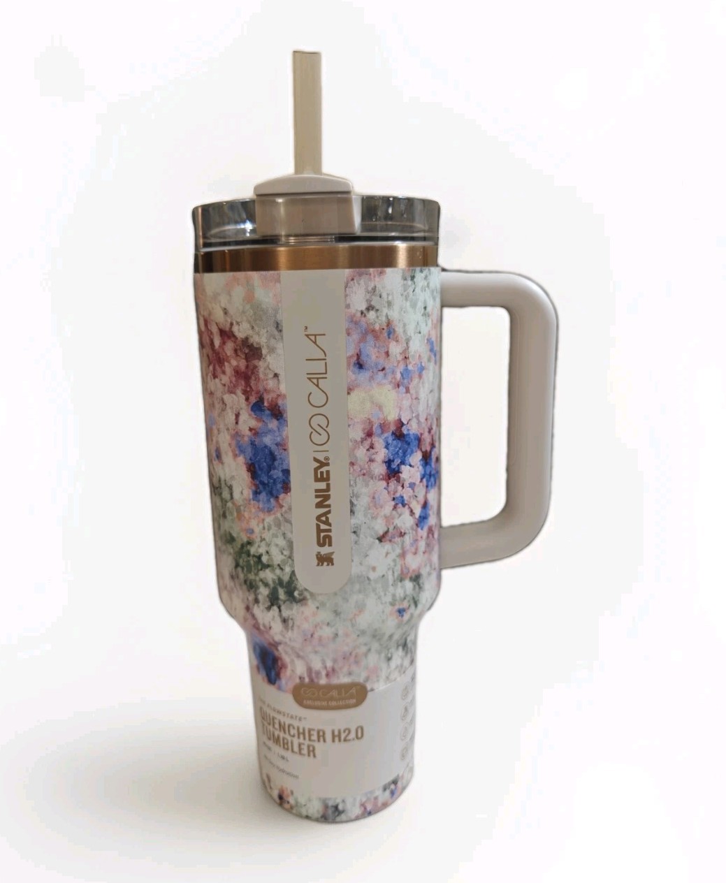 BRAND NEW LIMITED EDITION Stanley x CALIA 40 Oz Quencher H2.0 - Olive Eden