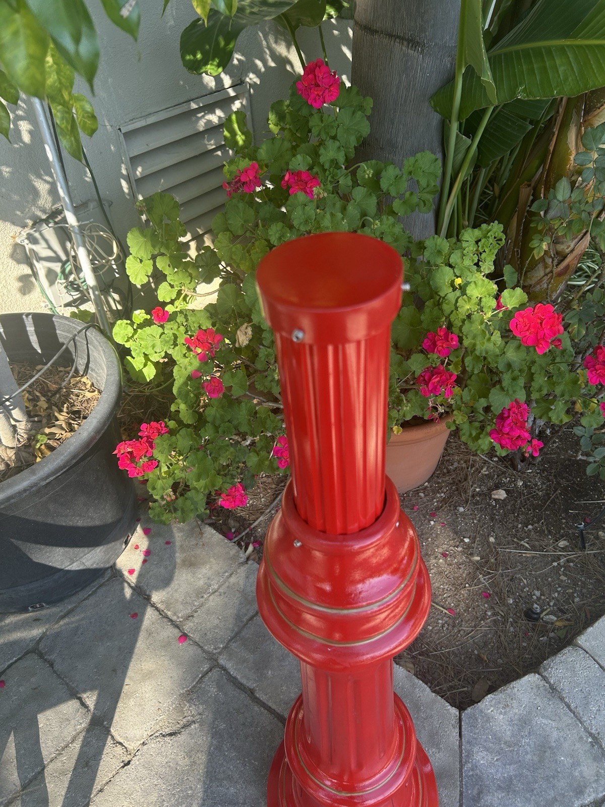 Gamewell Post Pedestal for mounting Fire Alarm Callbox