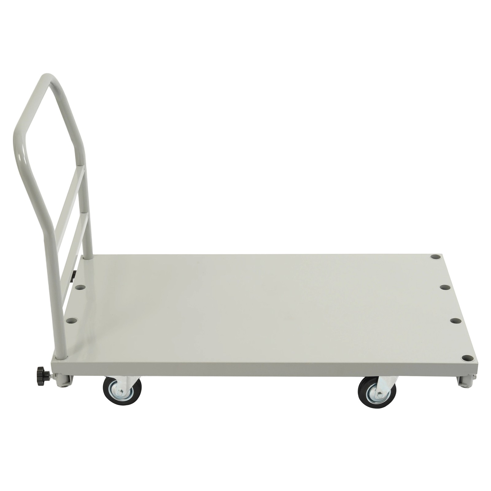 2-in-1 Steel Panel Dolly Drywall Cart 2200lbs Platform Truck Cart with 4 Casters