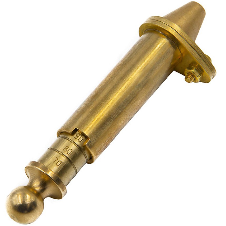 Muzzle-Loaders™ Compact Brass Powder Measure - Adjustable up to 130 Grains