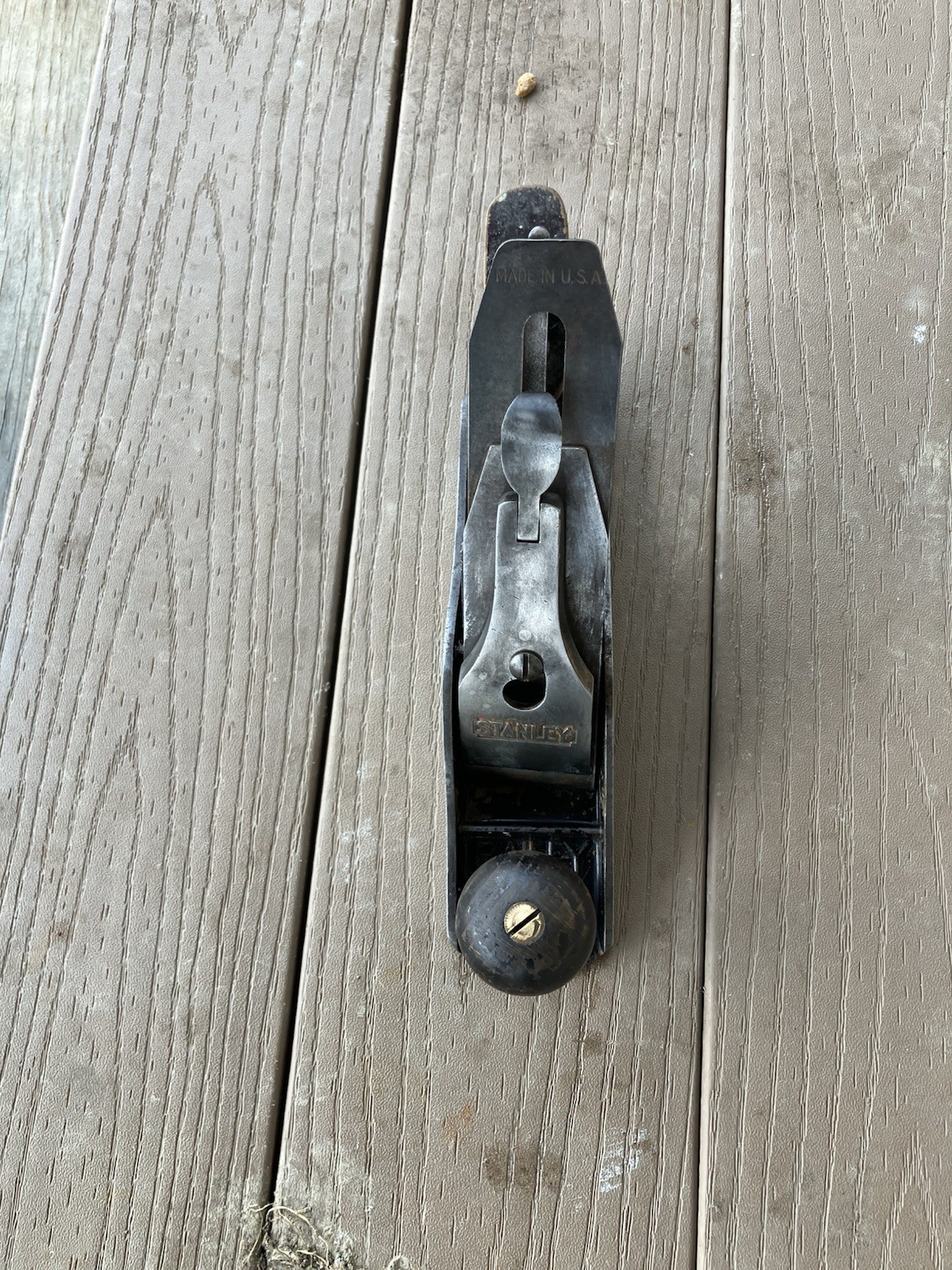 Vintage Stanley Bailey No 3 Woodworking Plane Made In USA