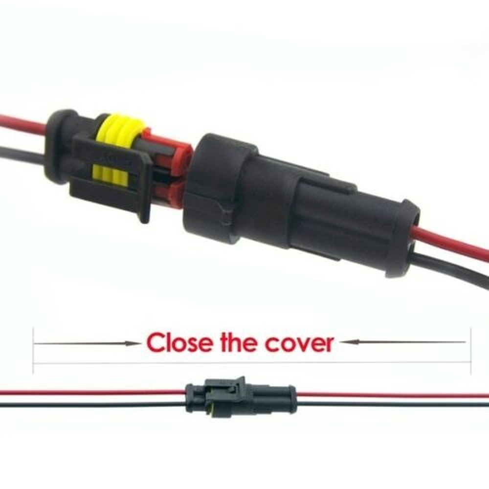 708PCS 1-6 Pin Car Automotive Waterproof Electrical Wire Connector Plug Kit Set