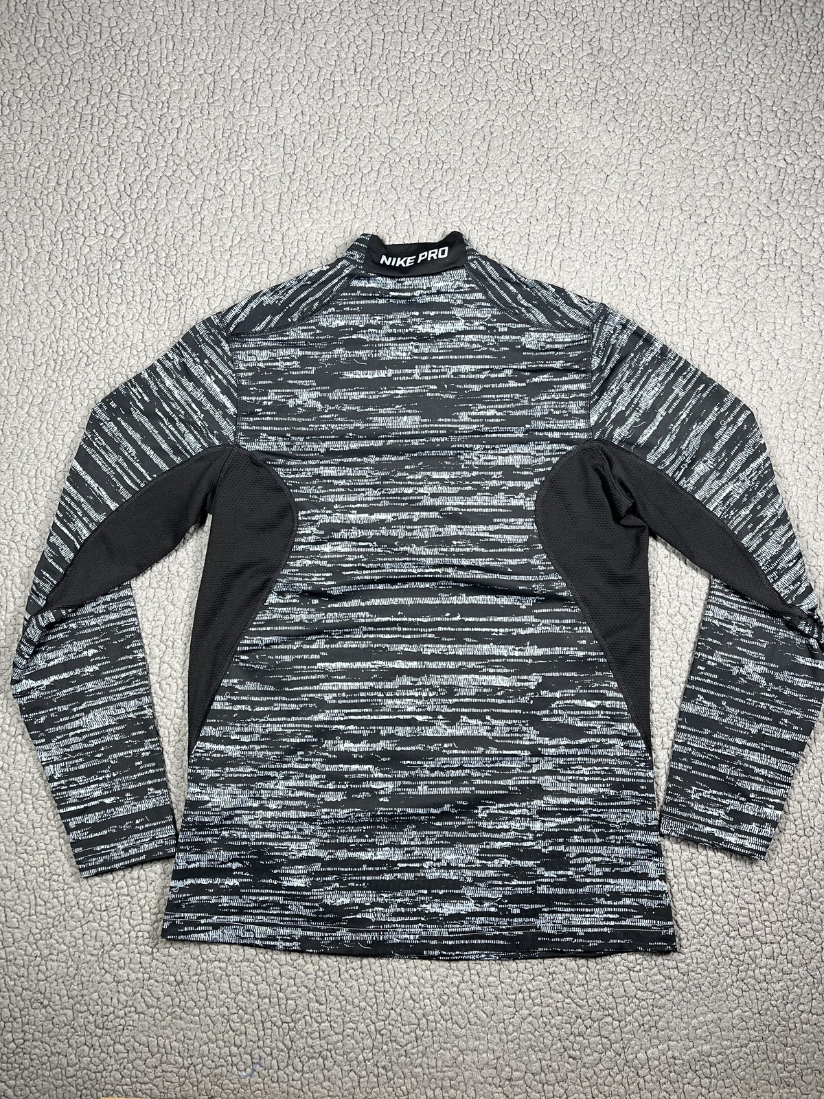 Nike Pro Dri-FIT Fitted Long Sleeve Shirt Mens Medium Athletic Training Top