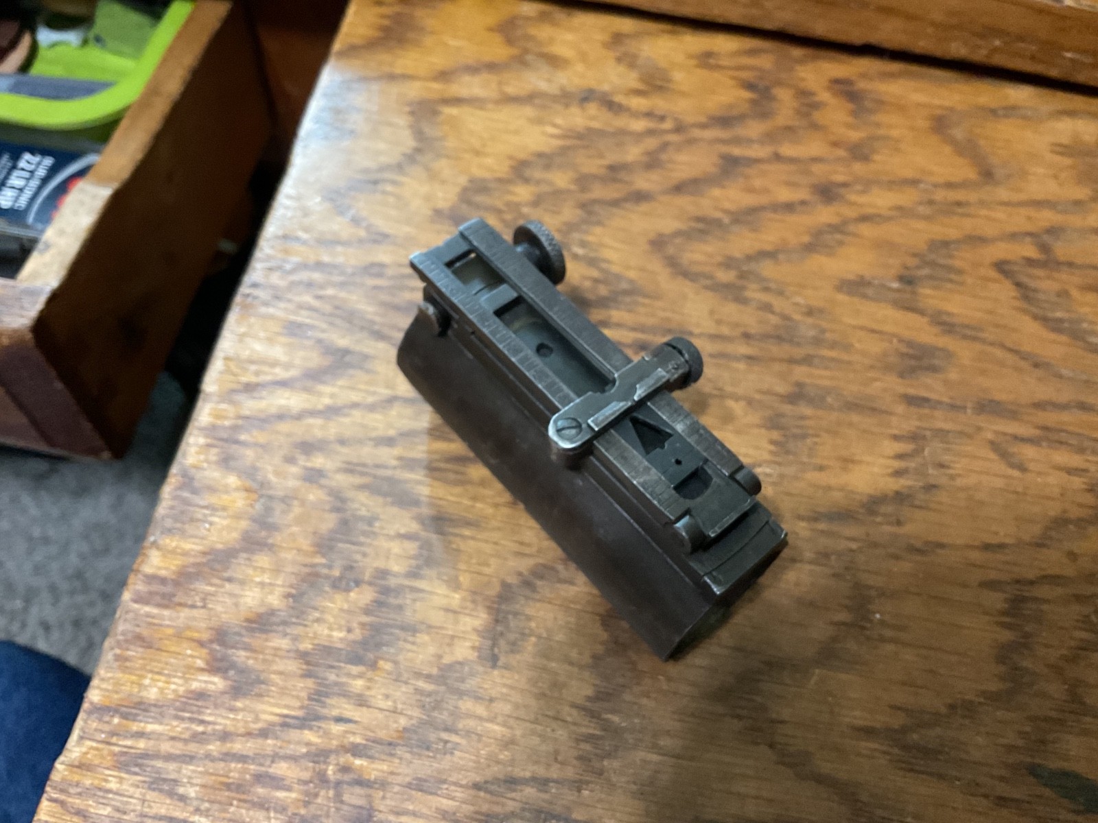 Springfield 1903 rear sight sleeve with functional sight