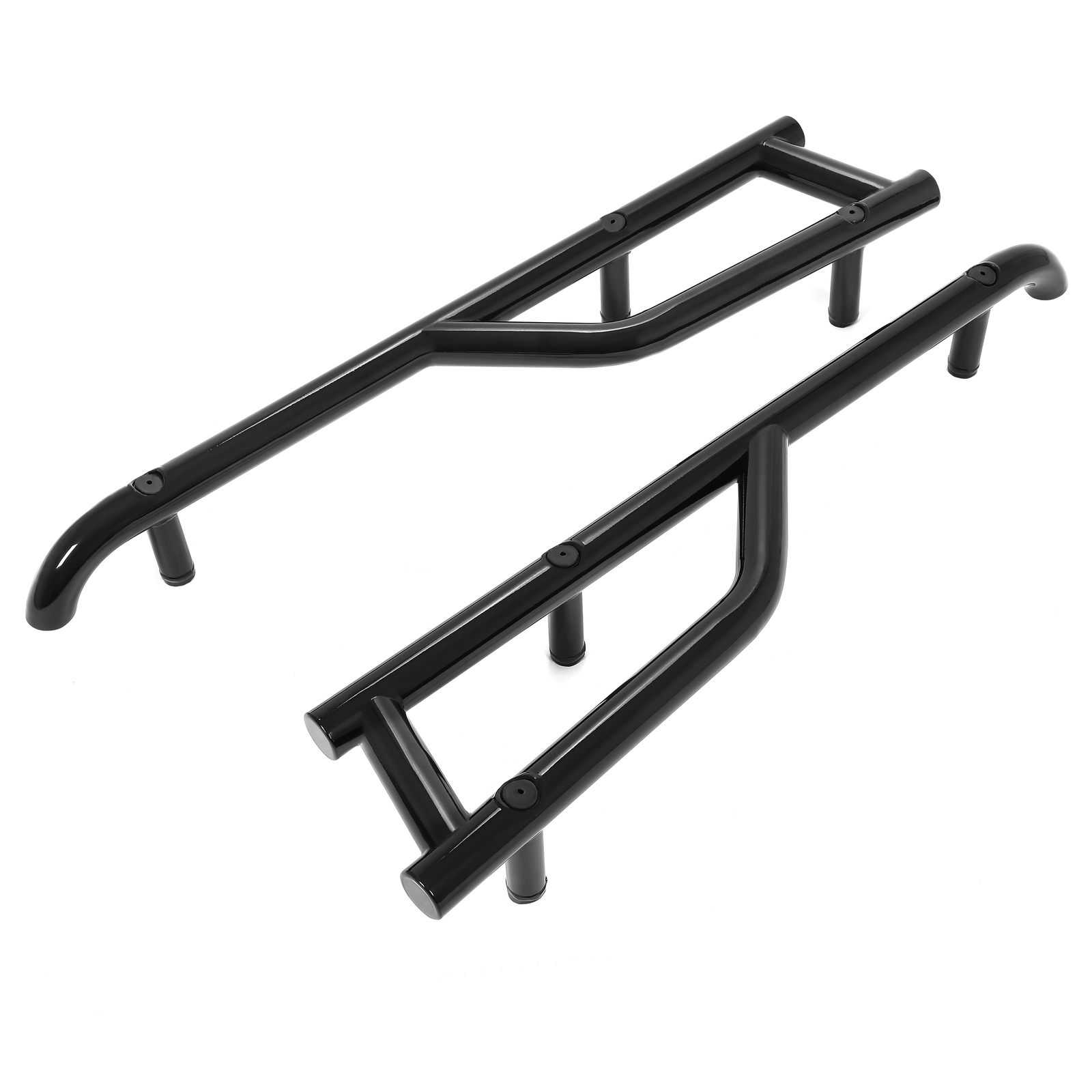 For Polaris General 1000 2016-2025 Steel Kick Out Nerf Bar Rock Sliders 2-Seat