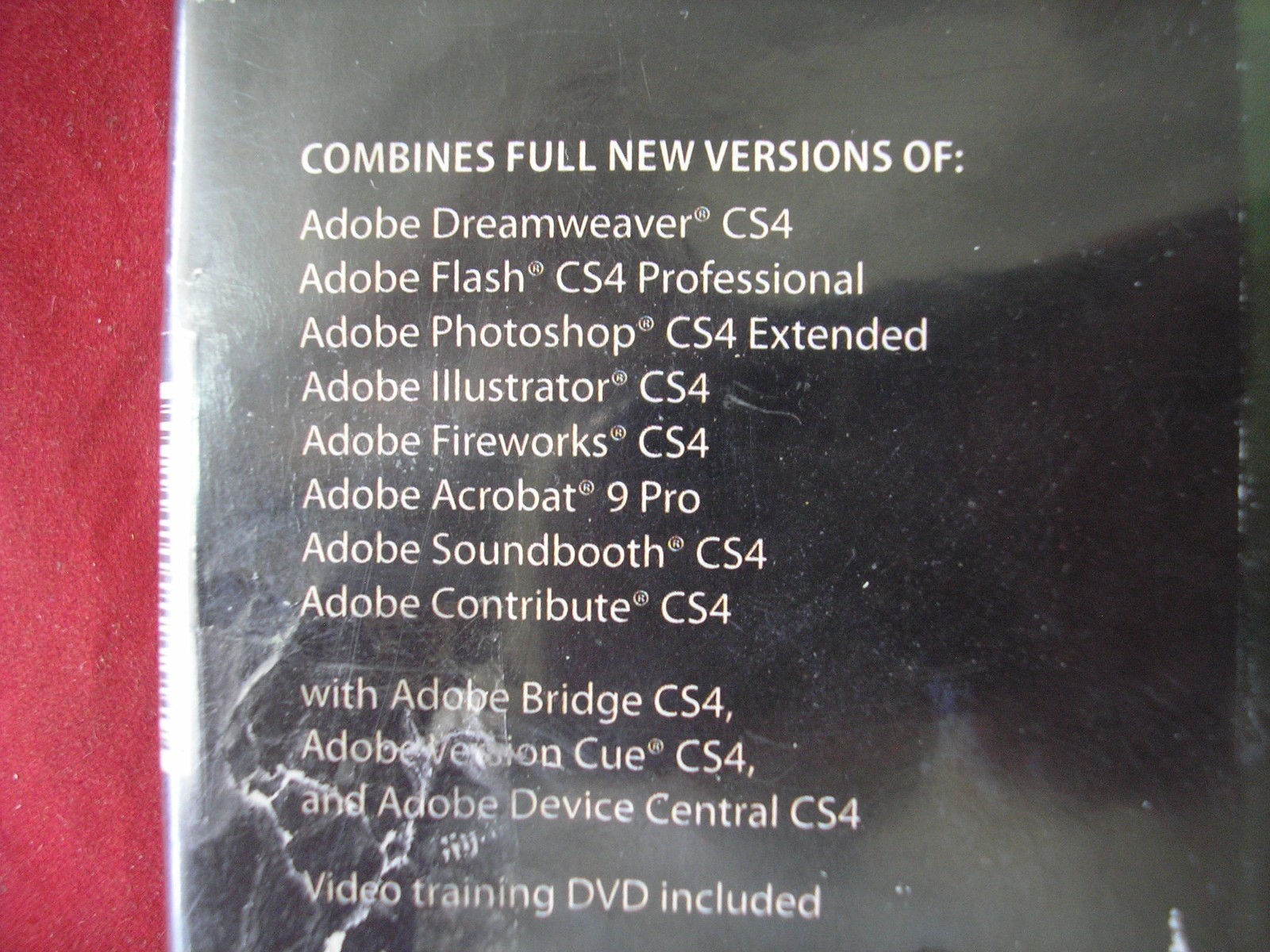 Adobe Creative Suite 4 CS4 WEB Premium For Windows PC Full Retail DVD Ver. w/SN
