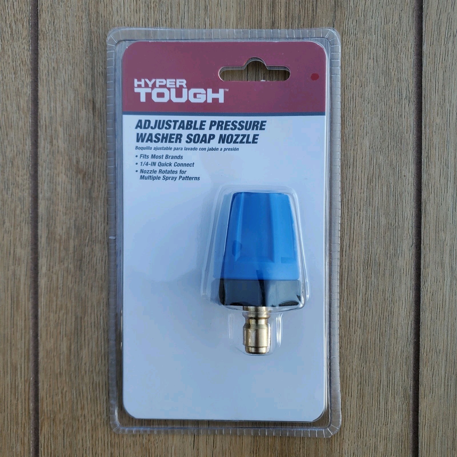 Hyper Tough Adjustable Pressure Washer Soap Nozzle 1/4" Quick Connect Spray