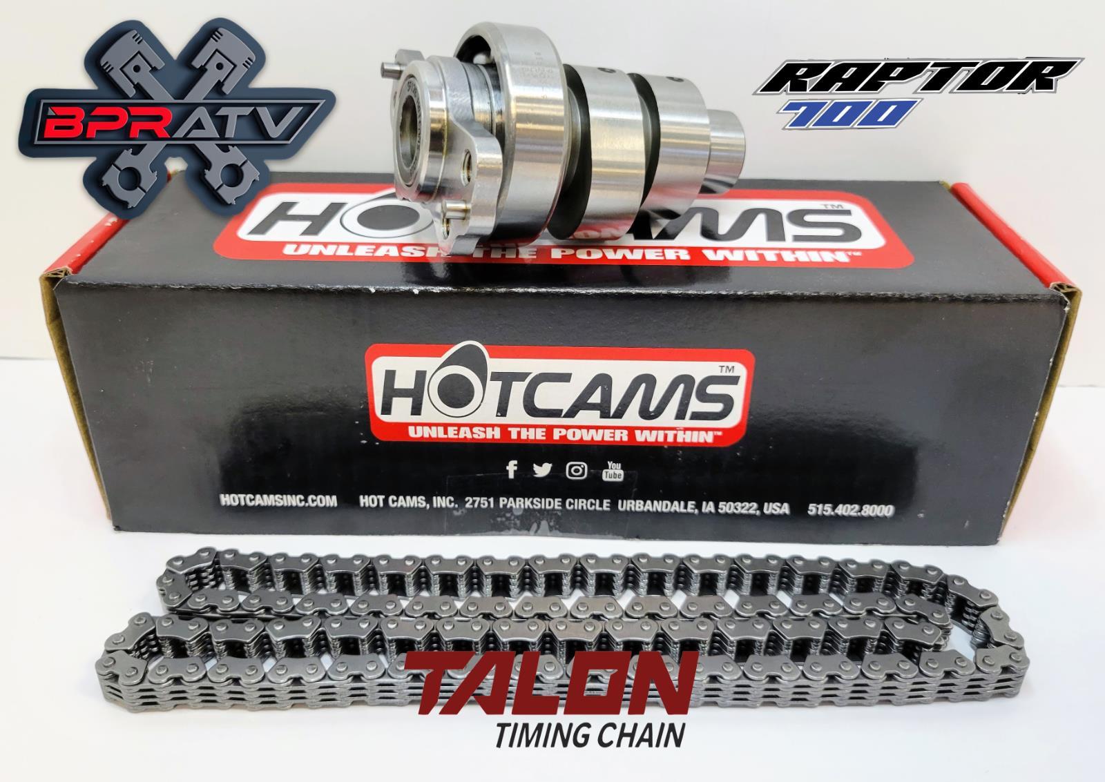 06 07 08 Raptor 700 Hotcams Hot Cams Cam Stage 2 Two Camshaft & HD Timing Chain
