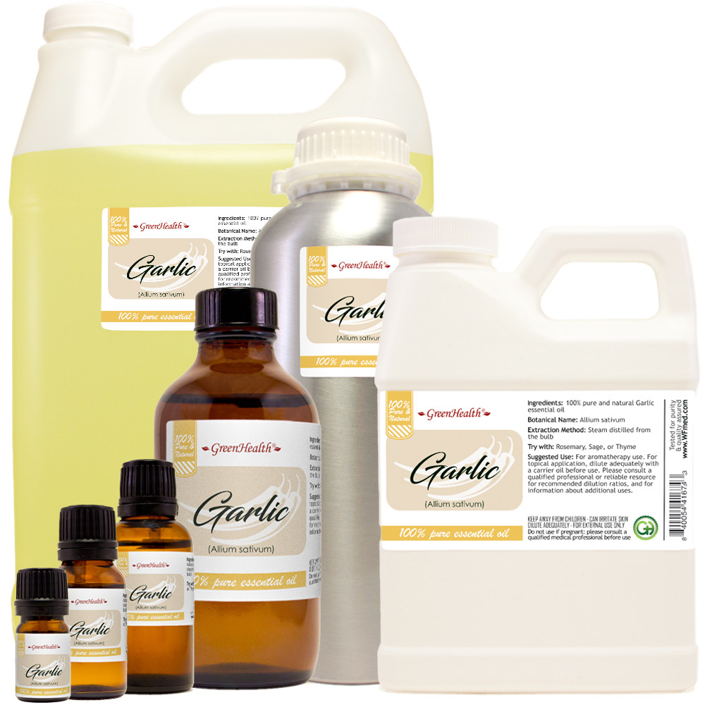 Garlic Essential Oil 100% Pure Many Sizes Free Shipping