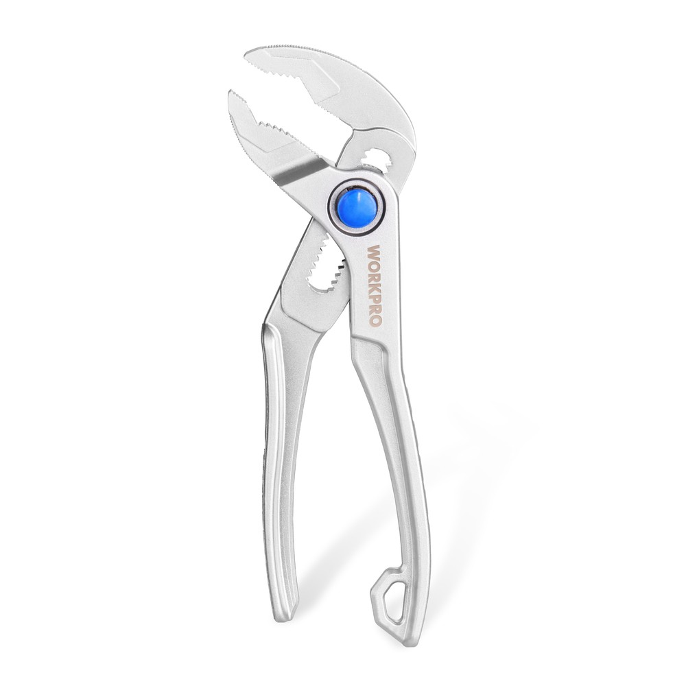 WORKPRO 4-inch Water Pump Plier Groove Joint Plier Adjustable Tongue 15-Position