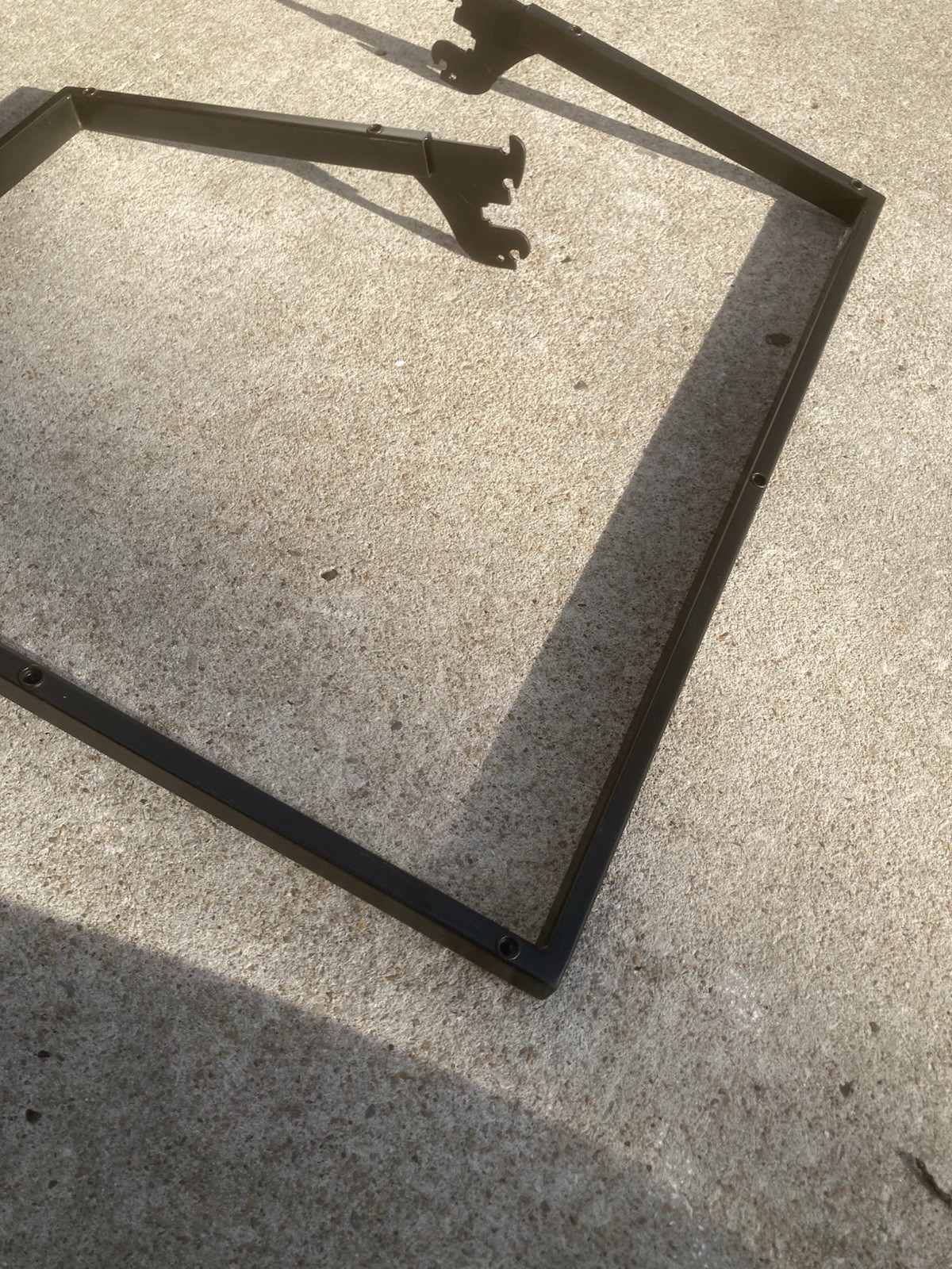 Boutique Black U-Shaped Hang Rail (2 Included In Listing)