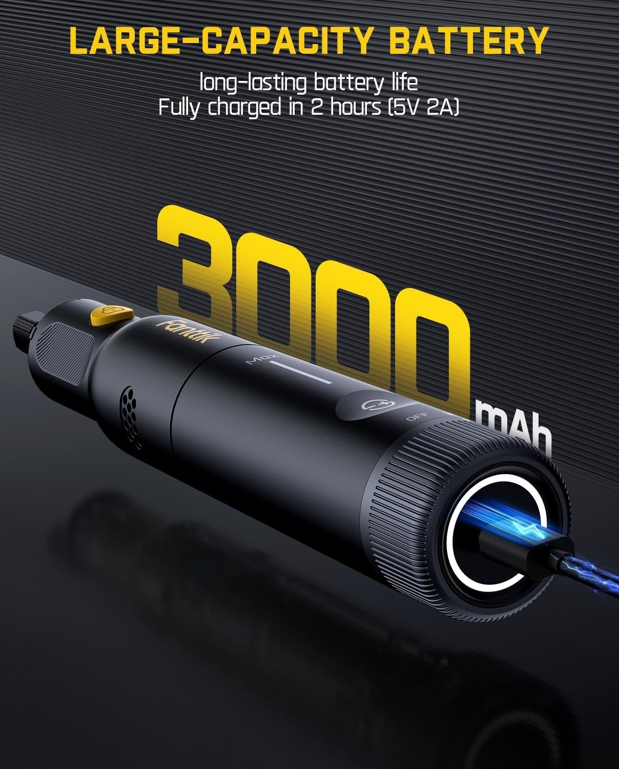 Fanttik F2 PRO Cordless Rotary Tool Kit Strong Magnetic Motor, Revostor Hub, 5 V