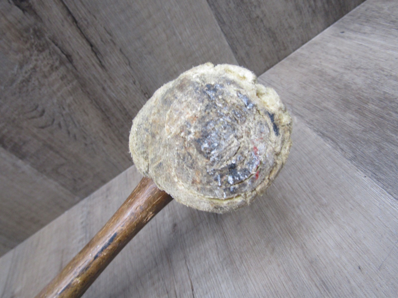 Vintage Garland No. 2 Rawhide Mallet Hammer Saco Maine