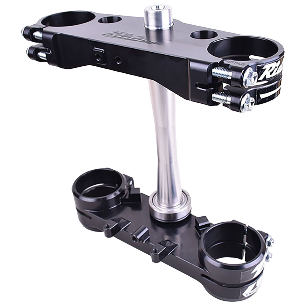 Ride Engineering Billet Split Triple Clamp Set 23.5mm Offset Black For Honda