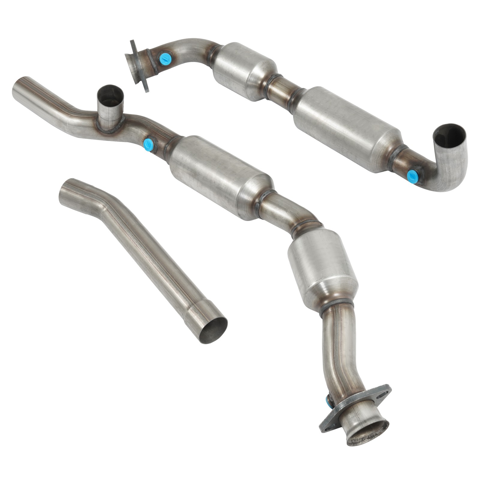 For Ford F150 F-150 4.6L 1997-2000 RWD Y Pipe LH & RH Catalytic Converter Set