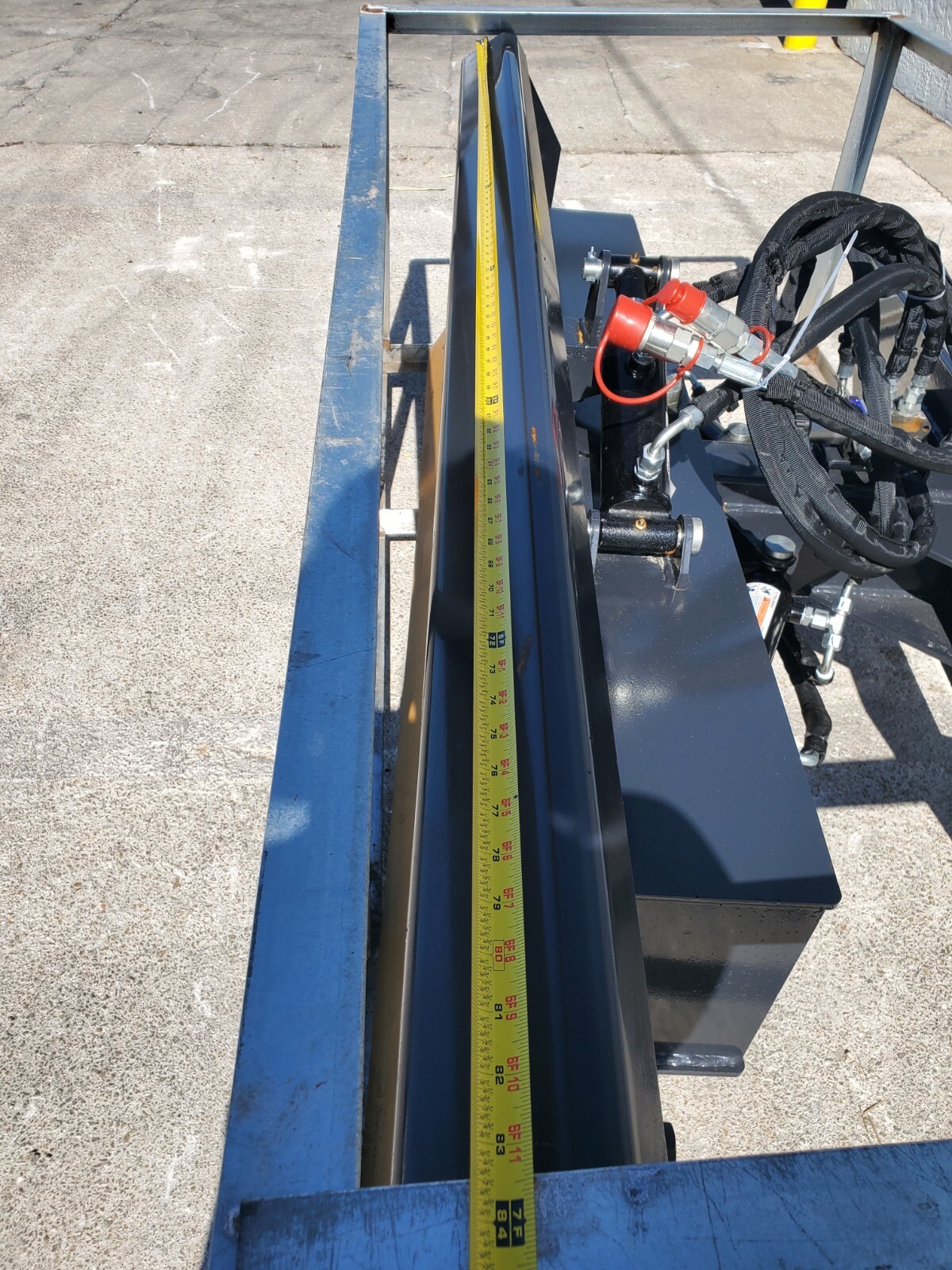 6 Way DOZER BLADE 84" Wolverine Dirt Pusher SKID STEER LOADER Attachment& Remote