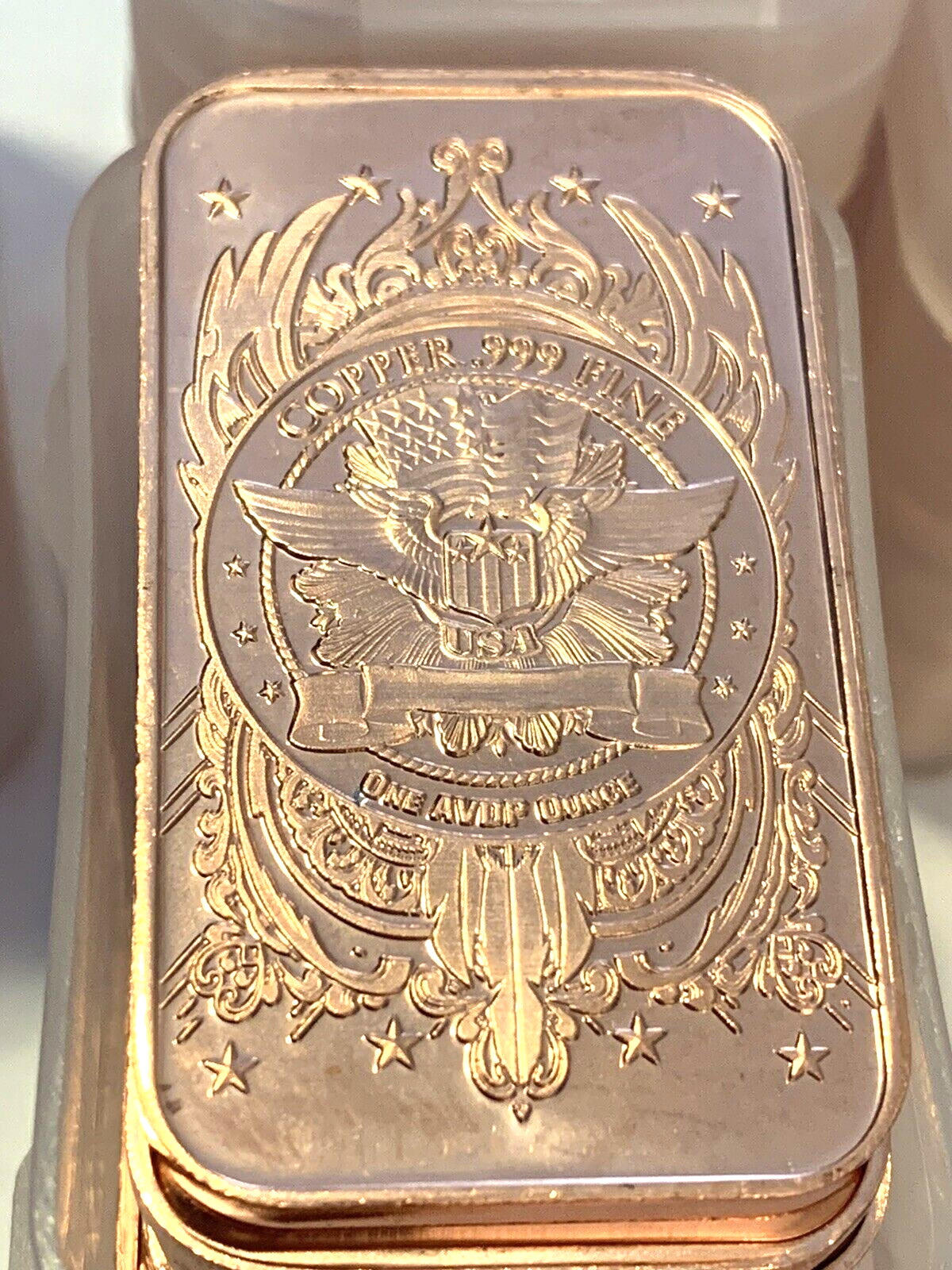 Statue of Liberty Bars, 20-PACK, 1 Ounce Copper Bars, 20 bars, by REEDERSONG