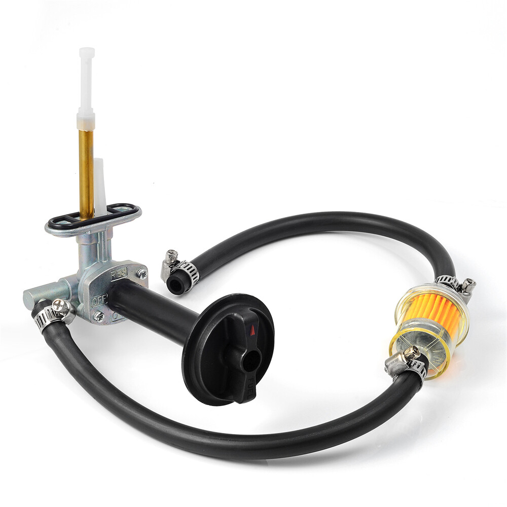 Fuel Valve Petcock & Lever Screw For Kawasaki Prairie 400 KVF400 1999-2002