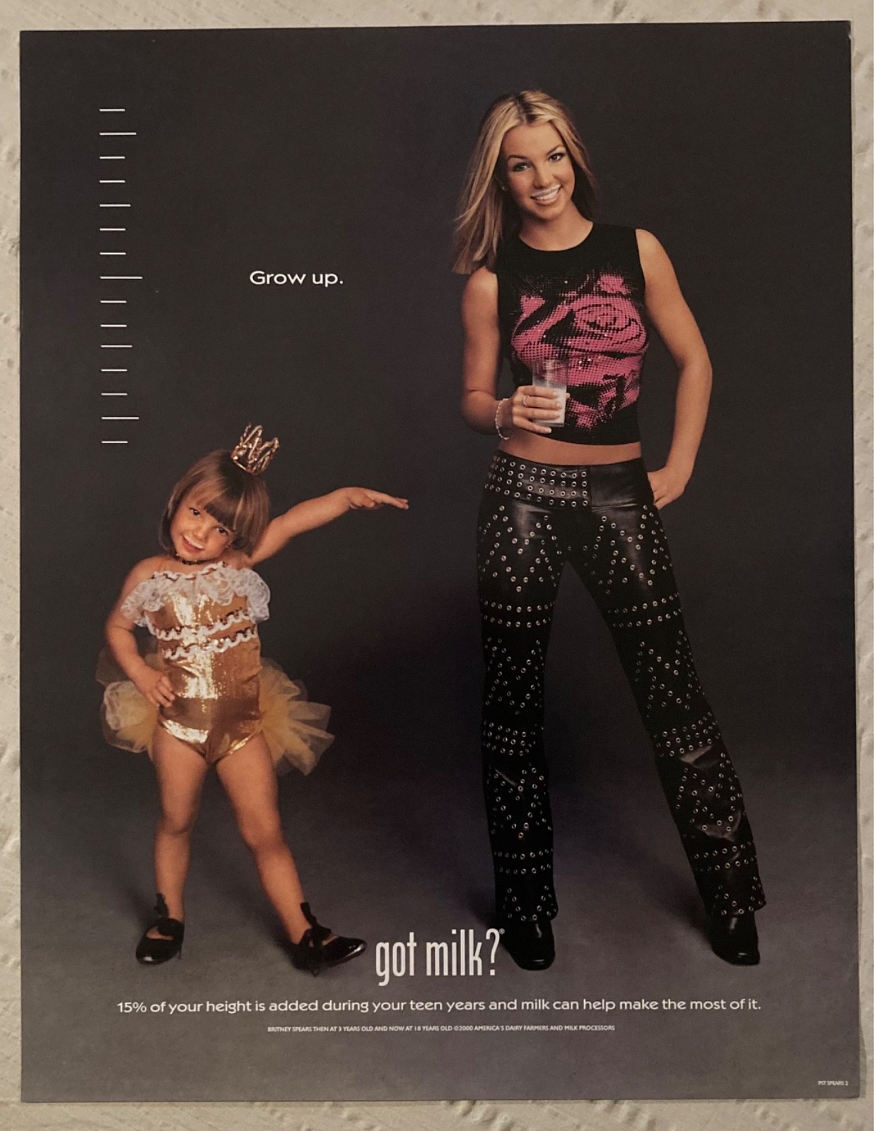 Britney Spears 2000 Got Milk Promo Poster P