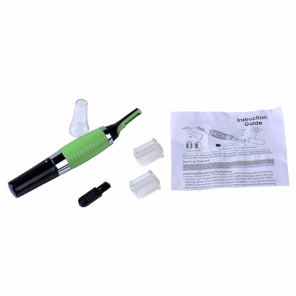 Hot Men Nose Ear Face Neck Eyebrow Hair Mustache Beard Trimmer Shaver Clipper