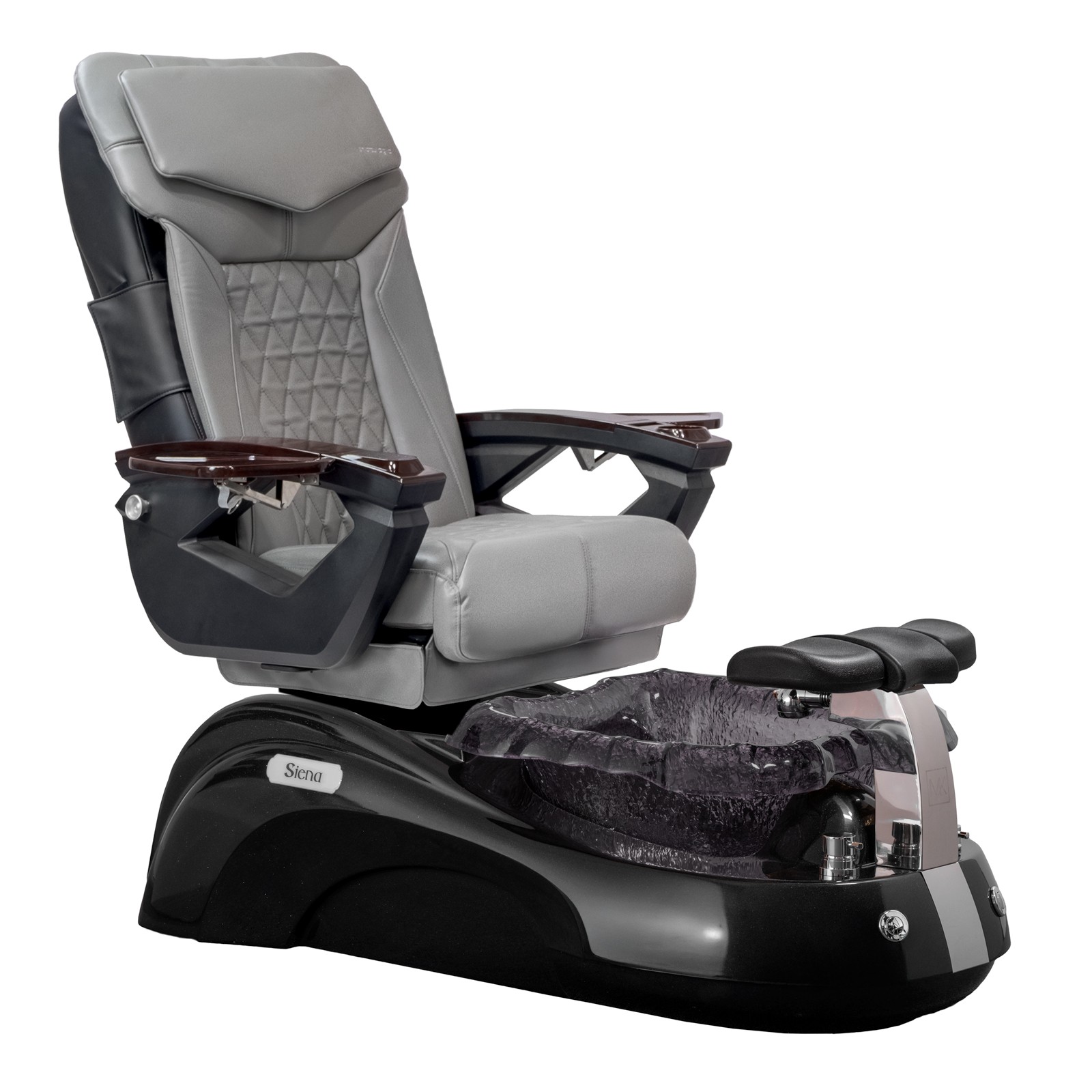 SIENA 18 LX Shiatsulogic Pedicure Chair Black/Black w/Discharge Pump, GY