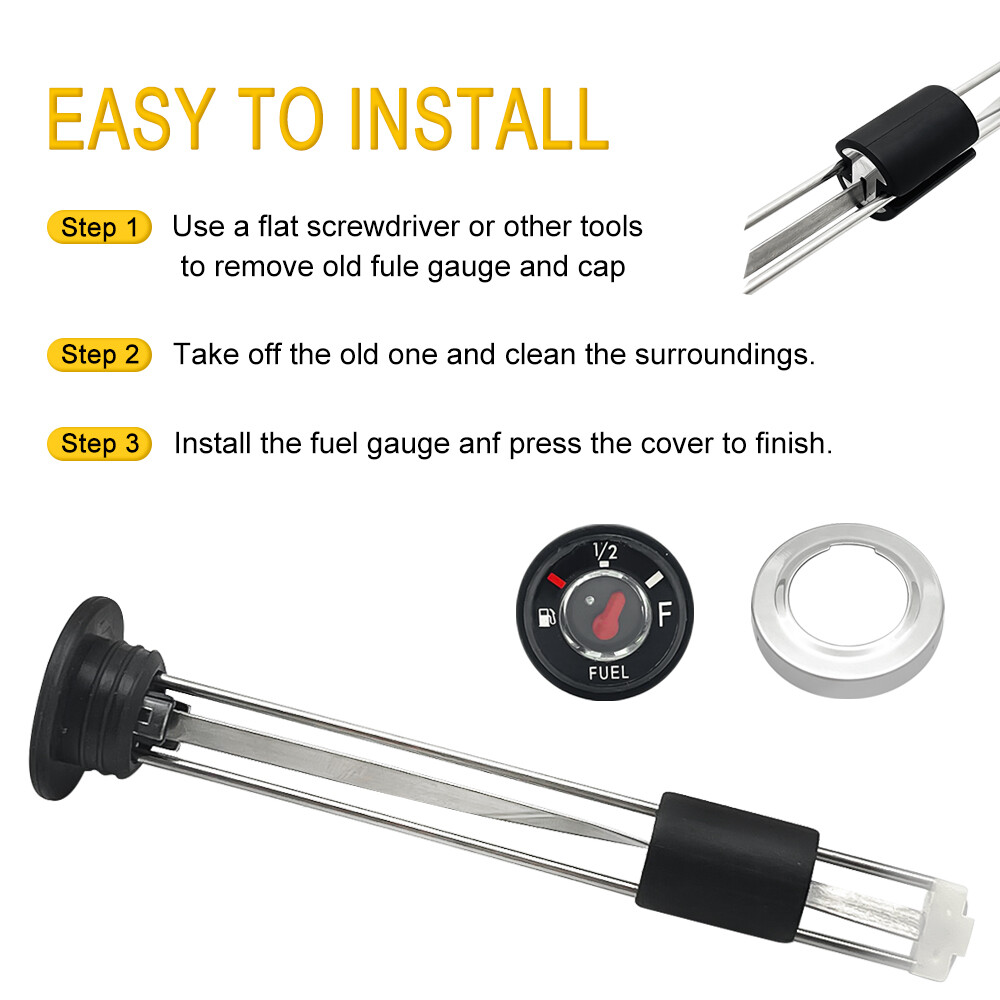 Fuel Gas Tank Level Gauge Meter for Yamaha Kodiak/Grizzly 400 450 YFM400 YFM450