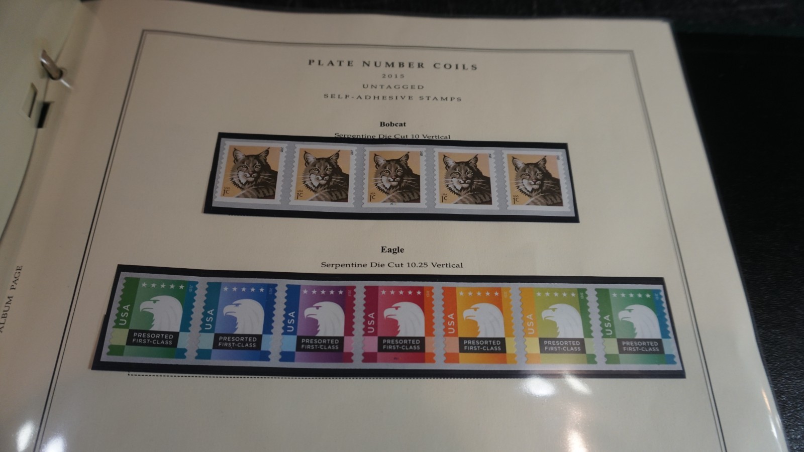 Gorgeous collection of Plate number coils in Scott album 1988-2015 MNH stamps