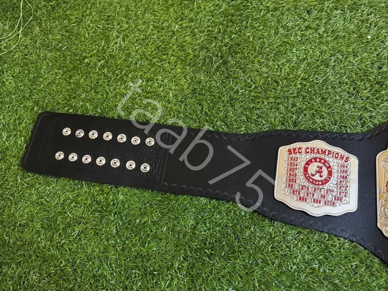 New Alabama Roll Tide Legacy Title Championship Belt Adult Size 2mm Brass