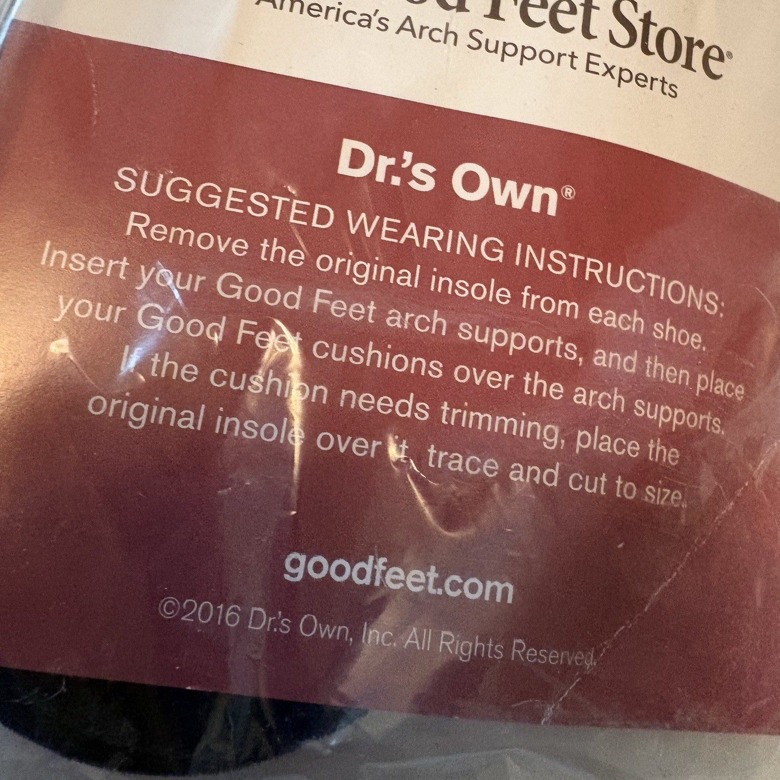 The Good Feet Store Super Athletic Insole Cushion Inserts Medium Unisex 2 Pairs