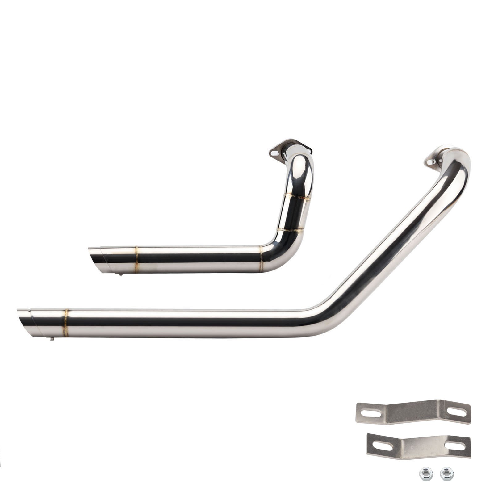 Shortshots Staggered Exhaust Pipe System For Kawasaki Vulcan 800 VN800 1995-2006