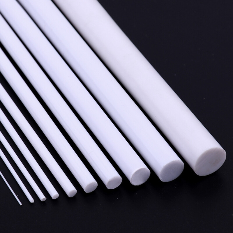 ABS Styrene Plastic Tube Strip Round/Square/Angle Rod Sheet Building Model DIY